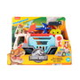 Imaginext - Véhicule de Secours Jurassic World Trek 'n Transform avec Transformation, Scanner à Rayons X, Lance-Projetiles et Figurines - Référence Jkf46