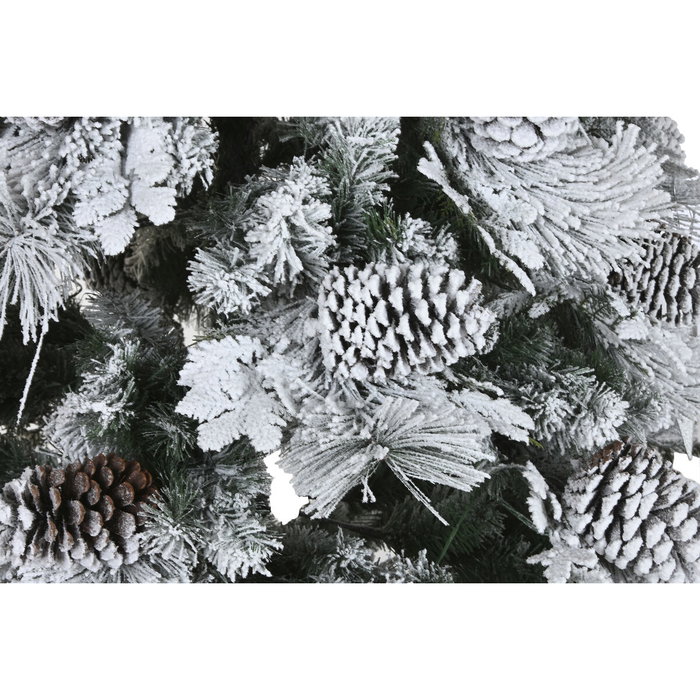 Sapin de Noël Home ESPRIT Blanc PVC Enneigé 140 x 140 x 240 cm