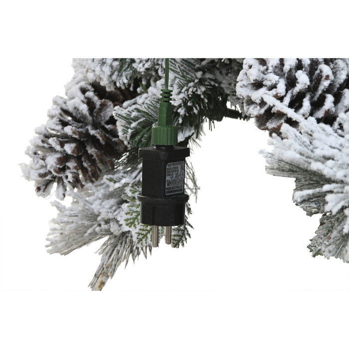 Sapin de Noël Home ESPRIT Blanc PVC Enneigé 140 x 140 x 240 cm