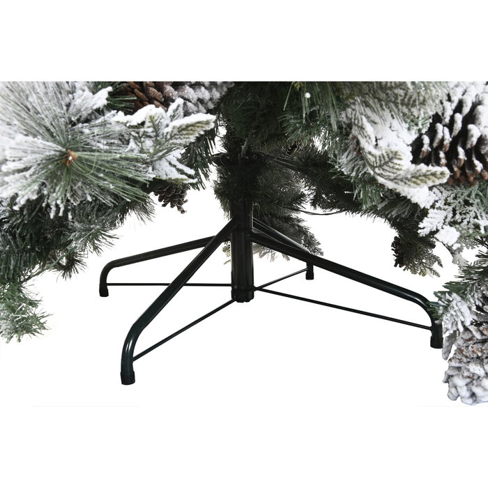 Sapin de Noël Home ESPRIT Blanc PVC Enneigé 140 x 140 x 240 cm