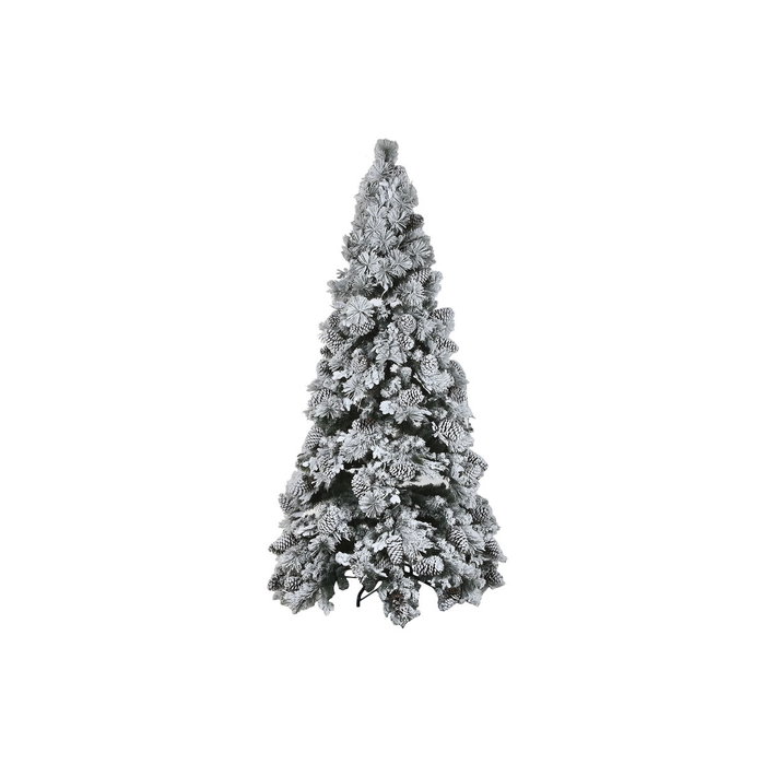 Sapin de Noël Home ESPRIT Blanc PVC Enneigé 140 x 140 x 240 cm