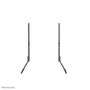 Neomounts DS45-430BL19 Support de Bureau pour TV et Moniteur à Poser, Compatible Écrans 23" à 75" jusqu'à 40 kg, VESA 200x200 à 800x400 mm, Réglable en Hauteur, Noir