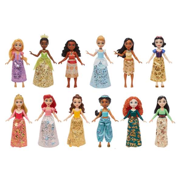 Mattel - Poupée articulée Princes Mini Disney 12 cm - Modèles assortis - Figurine de collection Mattel - Poupée articulée Princes Mini Disney 12 cm - Modèles assortis - Figurine de collection