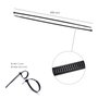 WOLFPACK LINEA PROFESIONAL Lot de 100 colliers de serrage en nylon noir 3,5 x 200 mm