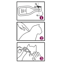Vetocanis Pipette Spot On Anti-puces et Anti-tiques pour Chat - Traitement Fipronil 50 mg - Protection 5 semaines - Médicament Vétérinaire