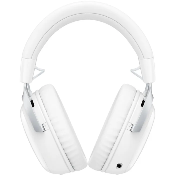 HyperX Cloud III S Wireless Casque Gamer Sans Fil Bluetooth 2.4 GHz - pour PC, PS5, Xbox - Autonomie 200h - Blanc