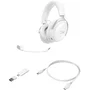 HyperX Cloud III S Wireless Casque Gamer Sans Fil Bluetooth 2.4 GHz - pour PC, PS5, Xbox - Autonomie 200h - Blanc