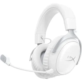 HyperX Cloud III S Wireless Casque Gamer Sans Fil Bluetooth 2.4 GHz - pour PC, PS5, Xbox - Autonomie 200h - Blanc