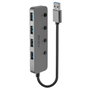 Lindy Hub USB 3.0 à 4 ports avec interrupteurs