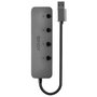 Lindy Hub USB 3.0, 4 Ports - Hub USB 3.0 à 4 Ports avec Commutateur Marche/Arrêt par Port - Rétrocompatible USB 2.0 - Transfert jusqu'à 5 Gbit/s
