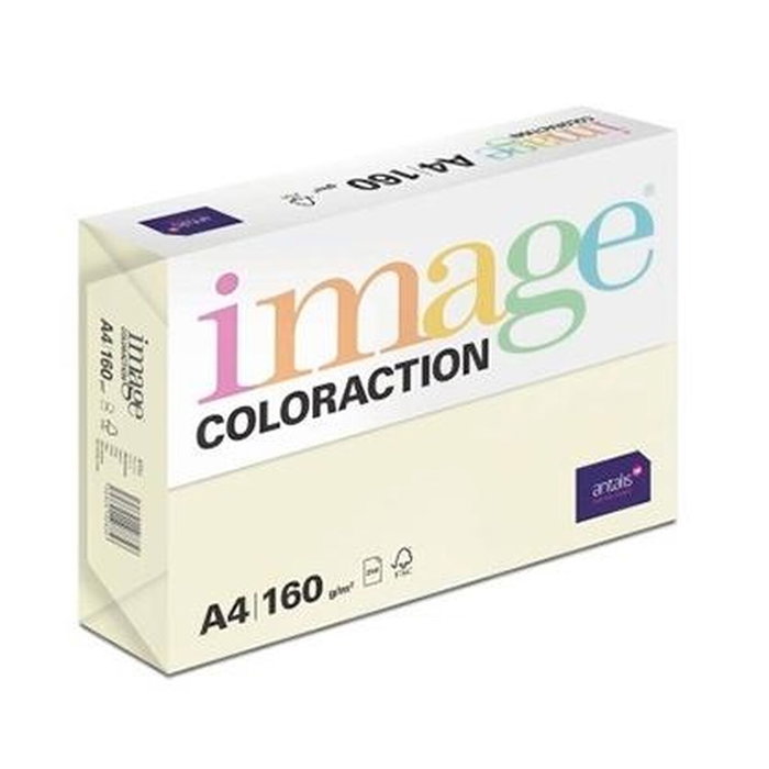 Papier pour imprimante Image COLORACTION Crème A4 250 Volets (5 Unités)