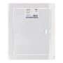 Edm Couvercle de regard encastrable rectangulaire en acier inoxydable blanc 20x25 cm