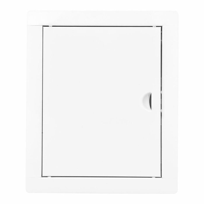 Edm Couvercle de trappe rectangulaire encastrable blanc 24,5 x 29,5 cm