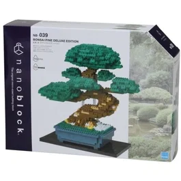 Nanoblock Kawada - Kit de construction Bonsai Deluxe avec 1130 briques - Figurine miniature décorative - Niveau de difficulté - à partir de 12 ans