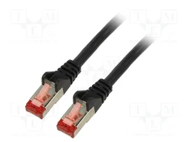 GOOBAY Câble Ethernet Patch Cord Cat 6 S/FTP 2m Noir