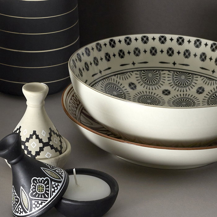 Home Deco Factory Saladière Mirage 24 cm en Grès