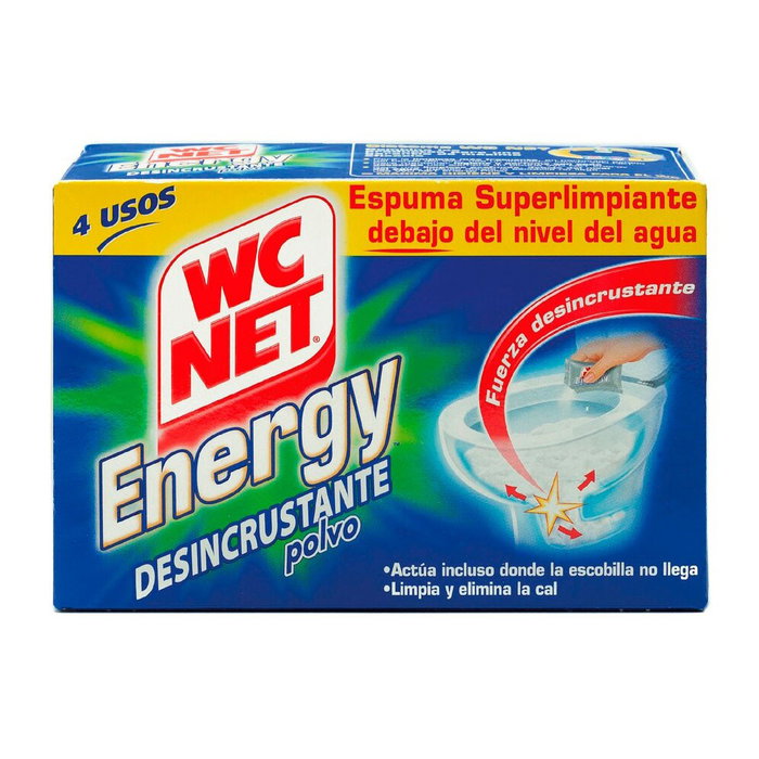 Wc Net Mousse energy désincrustante en poudre pour WC, 4 unités Wc Net Mousse energy désincrustante en poudre pour WC, 4 unités