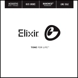 ELIXIR C.INDIVIDUAL ACÚSTICA NANOWEB 80/20 BRONZE ENTORCHADA - 022 (Set de 4)