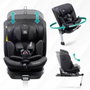 Babyauto Aitana Grey Anthracite - Siège auto pivotant 360° i-Size, 0-36 kg