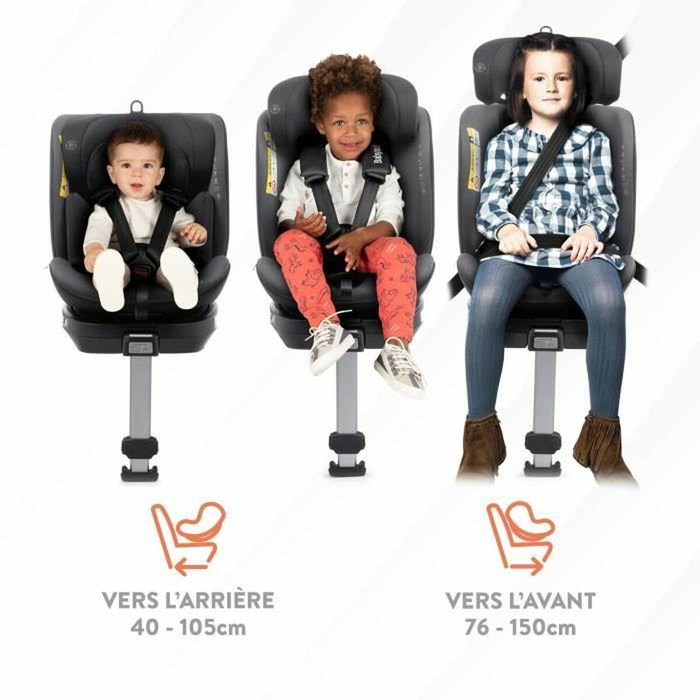 Babyauto Aitana Grey Anthracite - Siège auto pivotant 360° i-Size, 0-36 kg Babyauto Aitana Grey Anthracite - Siège auto pivotant 360° i-Size, 0-36 kg