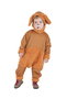 Creaciones Llopis - Déguisement Bébé Chien Mignon 0-12 Mois - Taille 0-6 Mois - Contient Combinaison et Capuche - en Jersey