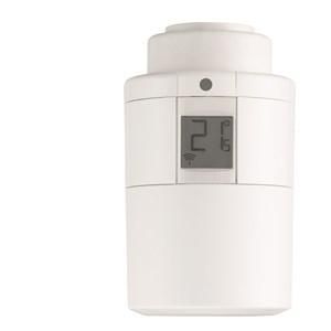 Danfoss Ally Tête électronique thermostat de radiateur connecté Zigbee, avec régulation PID, écran LCD, plage 5-35 °C, blanc - Compatible avec les vannes M30, RA, RAV, RAVAL