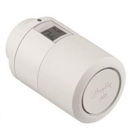 Danfoss Ally Tête électronique thermostat de radiateur connecté Zigbee, blanc