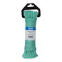 Edm Cordon tressé en polypropylène vert / blanc, 4,5 mm x 15 m