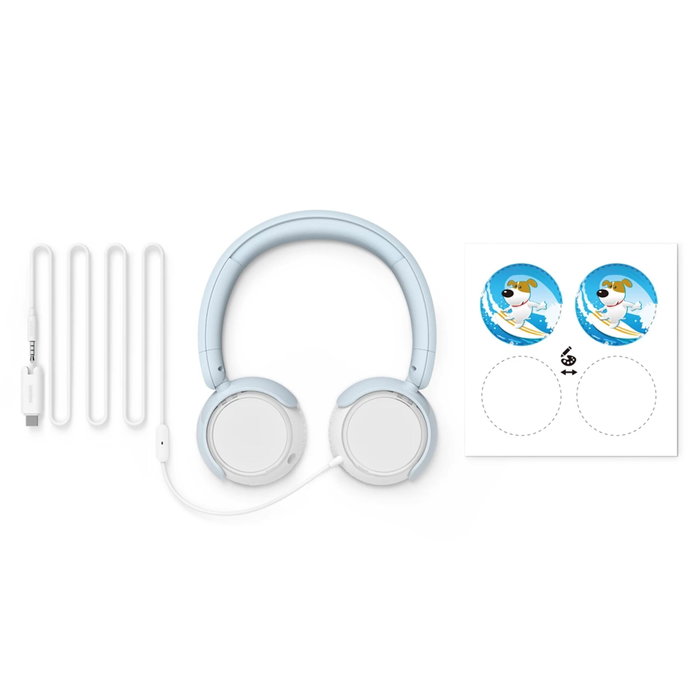 Philips TAK2000BL/00 Casque Supra-aural Bleu pour Enfants