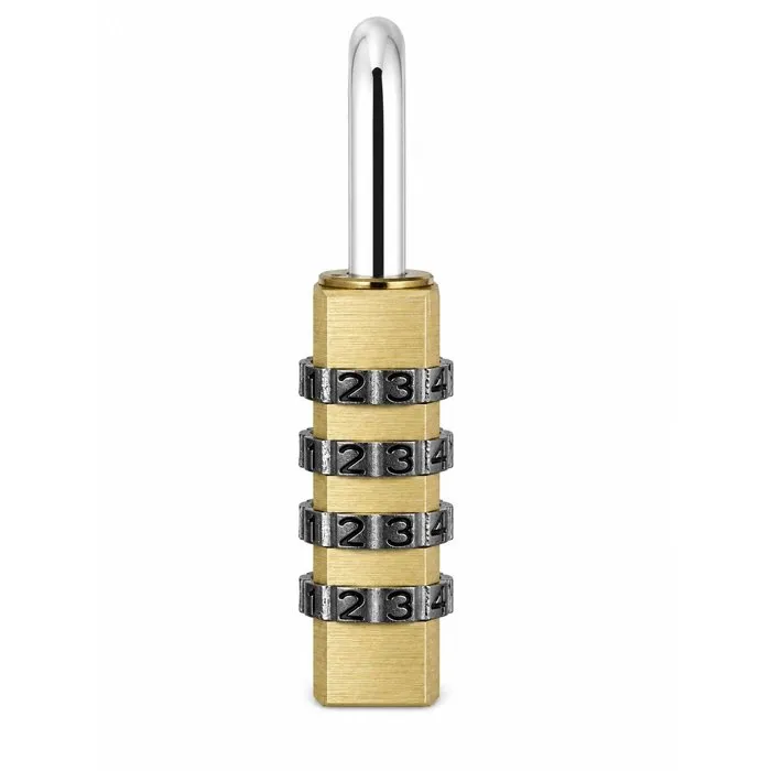 Abus 165/40 Cadenas à combinaison en laiton massif, 4 chiffres