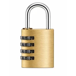 Abus 165/40 Cadenas à combinaison en laiton massif, 4 chiffres