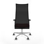 Piqueras y Crespo Chaise de Bureau Albacete Bordeaux et Noir
