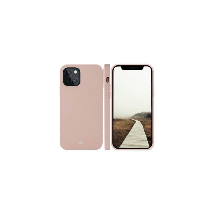 dbramante1928 Monaco Housse choc MagSafe iPhone 2021 6.1" (Rose Sable) - Fabriqué en plastique océan recyclé, 100% recyclable