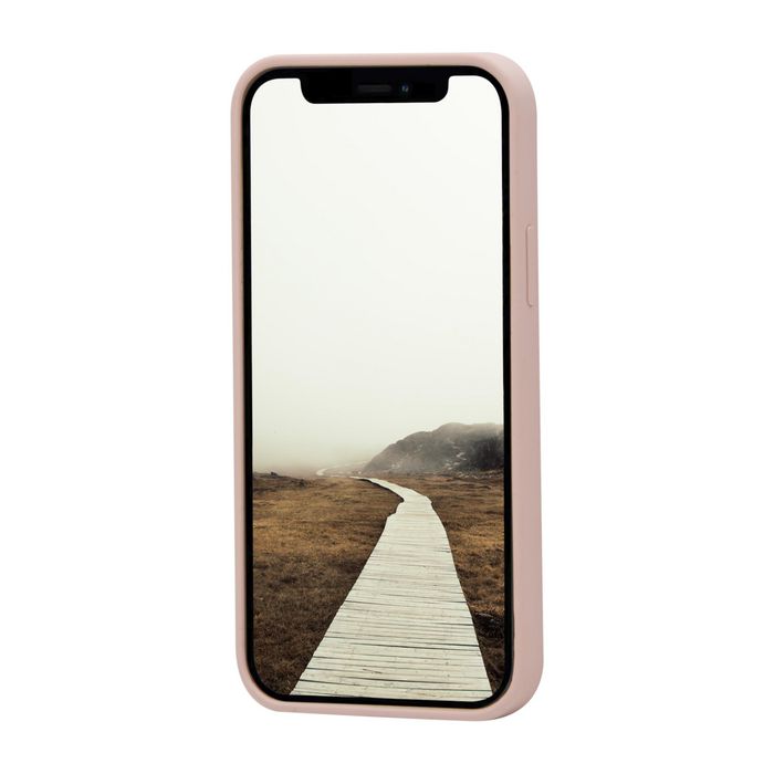 dbramante1928 Monaco Housse choc MagSafe iPhone 2021 6.1" (Rose Sable) - Fabriqué en plastique océan recyclé, 100% recyclable