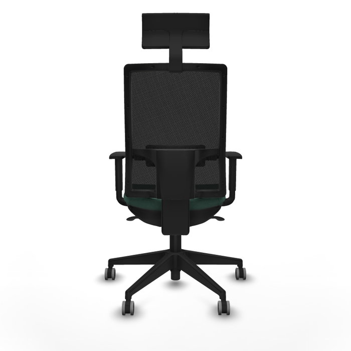 Piqueras y Crespo Chaise de Bureau Horna Vert Bouteille et Noir Piqueras y Crespo Chaise de Bureau Horna Vert Bouteille et Noir