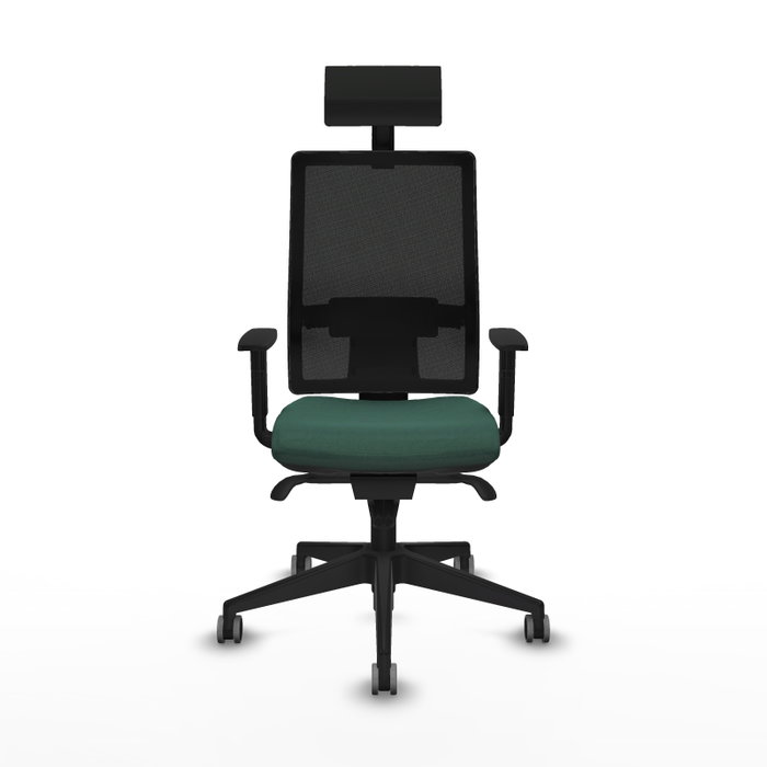 Piqueras y Crespo Chaise de Bureau Horna Vert Bouteille et Noir Piqueras y Crespo Chaise de Bureau Horna Vert Bouteille et Noir