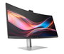 HP Series 7 Pro 734pm - Écran de conférence 34 pouces WQHD avec webcam IA, Thunderbolt 4 et affichage HDR400 IPS Black