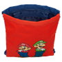 SAFTA Sac à dos Super Mario Bros Mamma Mia 34 cm avec poche intérieure zippée et cordon de serrage sécurisé