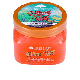 Tree Hut Gommage au sucre exfoliant corporel Bikini Reef, beurre de karité, lys blanc & algues, 510 gr
