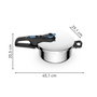 Marmites Express Tefal TRENDY+ 4L Métal