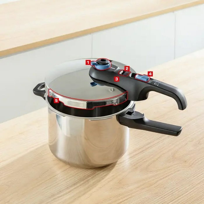 Marmites Express Tefal TRENDY+ 4L Métal