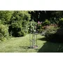 Nature - Pergola obelisque - Obélisque de jardin pour rosiers et plantes grimpantes en acier plastifié vert - 190 x 40 x.invalid format
