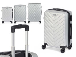 Arte Regal Set 3 Valises Abs Gris Clair 49x74.5x28 cm + Moyen 67x45x26 cm + Petit 57x38x23 cm