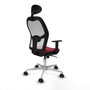 Piqueras y Crespo Chaise de Bureau 1D086N1 Bordeaux
