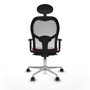 Piqueras y Crespo Chaise de Bureau 1D086N1 Bordeaux