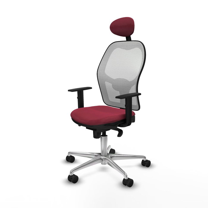 Piqueras y Crespo Chaise de Bureau 1D086N1 Bordeaux