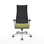 Piqueras y Crespo Chaise de Bureau Albacete Vert Olive et Noir