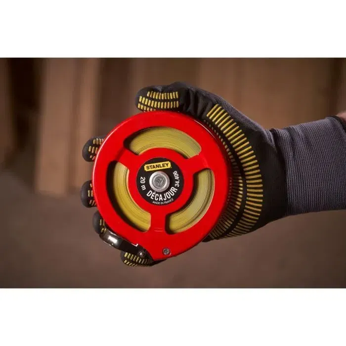 Stanley 0-34-406 Mètre Ruban Acielak Décajour - 20m - Fabrication Française - Classe II - Boîtier Antichoc Stanley 0-34-406 Mètre Ruban Acielak Décajour - 20m - Fabrication Française - Classe II - Boîtier Antichoc