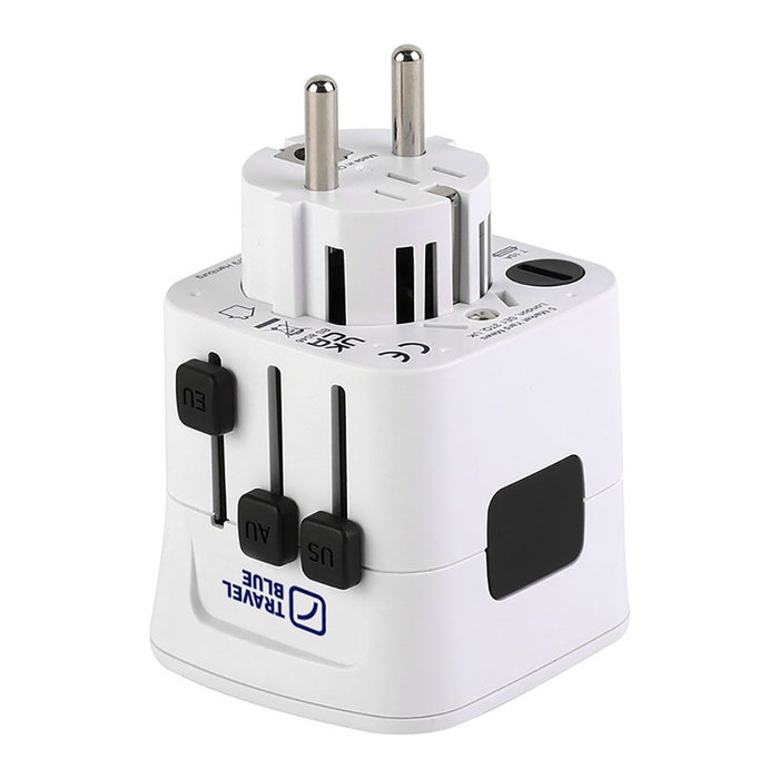 Adaptateur de courant Travel Blue 2500 W Adaptateur de courant Travel Blue 2500 W