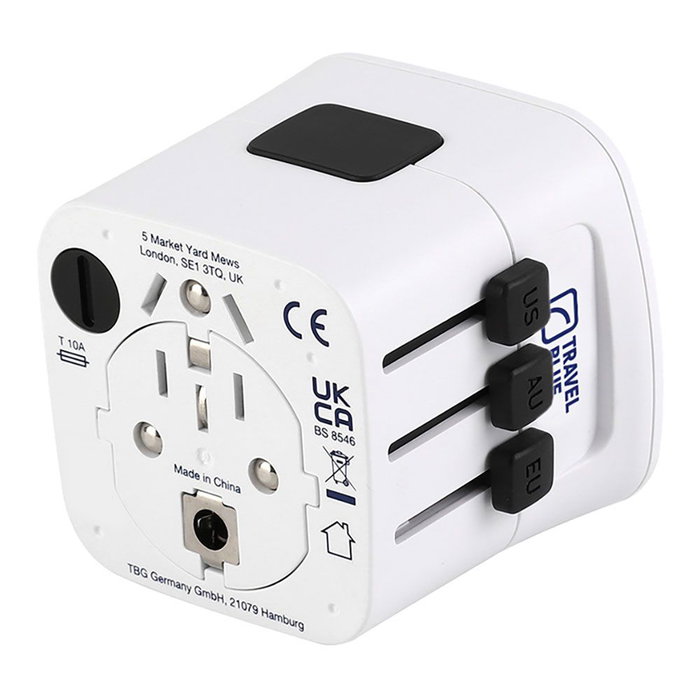 Adaptateur de courant Travel Blue 2500 W Adaptateur de courant Travel Blue 2500 W